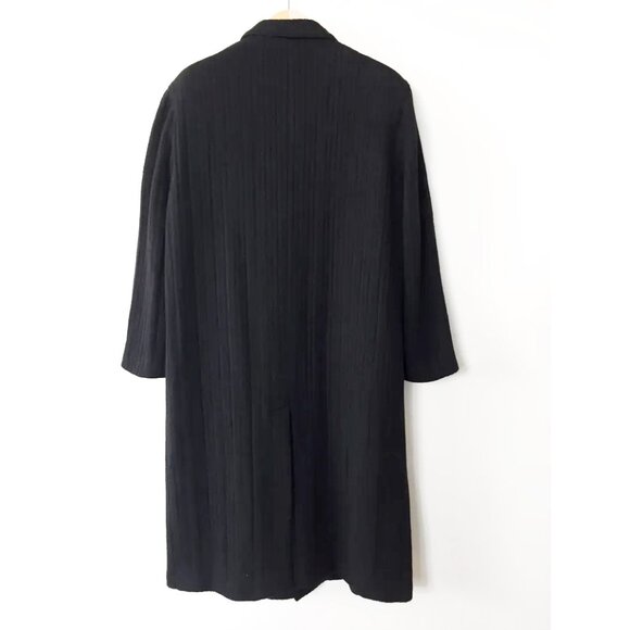High Quality Vintage Giorgio Armani 100% Wool Oversized Long Coat Made In ITALY - Picture 6 of 11